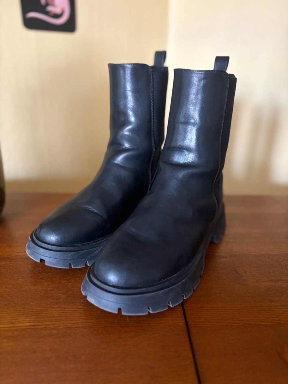 ASOS Black Chunky Combat Boots